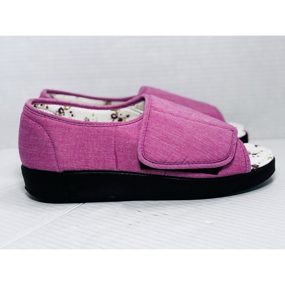 Silverts Adaptive Diabetic Open Toe Shoes Women's 8 Extra Wide‎ Comfort Strappy